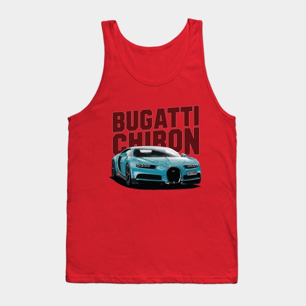 Bugatti Chiron Vintage Car Tank Top by Cruise Dresses